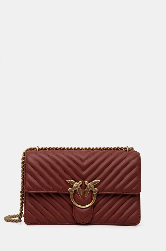 Kožená kabelka Pinko oranžová 100941.A0GK