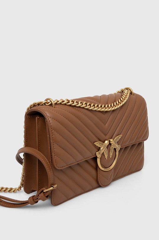 Кожаная сумочка Pinko 100941.A0GK коричневый NC00