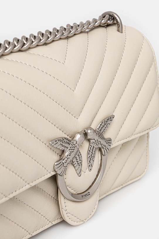 Kožená kabelka Pinko béžová 100074.A0GK