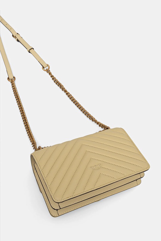 Αξεσουάρ Δερμάτινη τσάντα Pinko 100074.A0GK κίτρινο