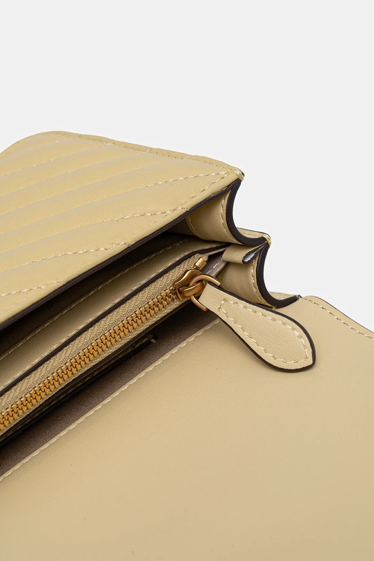 Δερμάτινη τσάντα Pinko 100074.A0GK κίτρινο