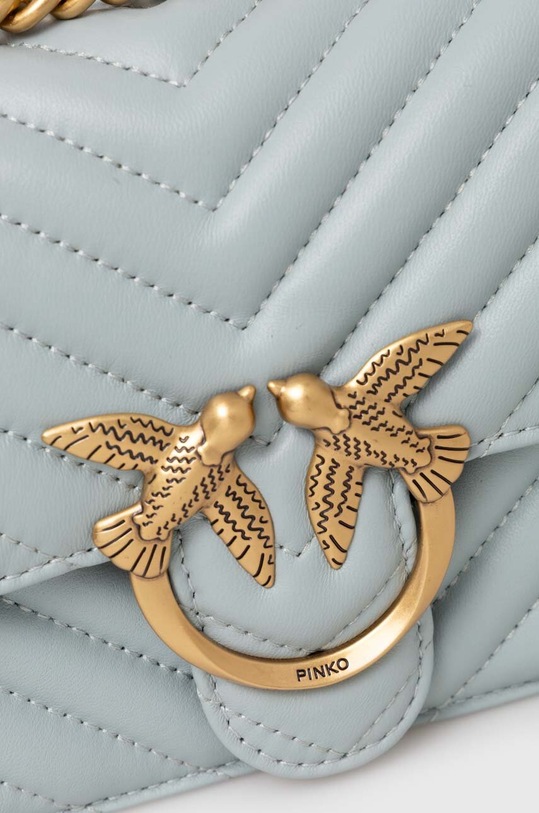 Pinko torebka skórzana niebieski 100074.A0GK