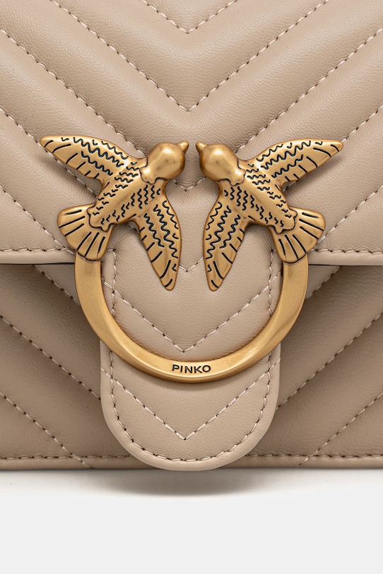 Dodatki Usnjena torbica Pinko 100074.A0GK bež