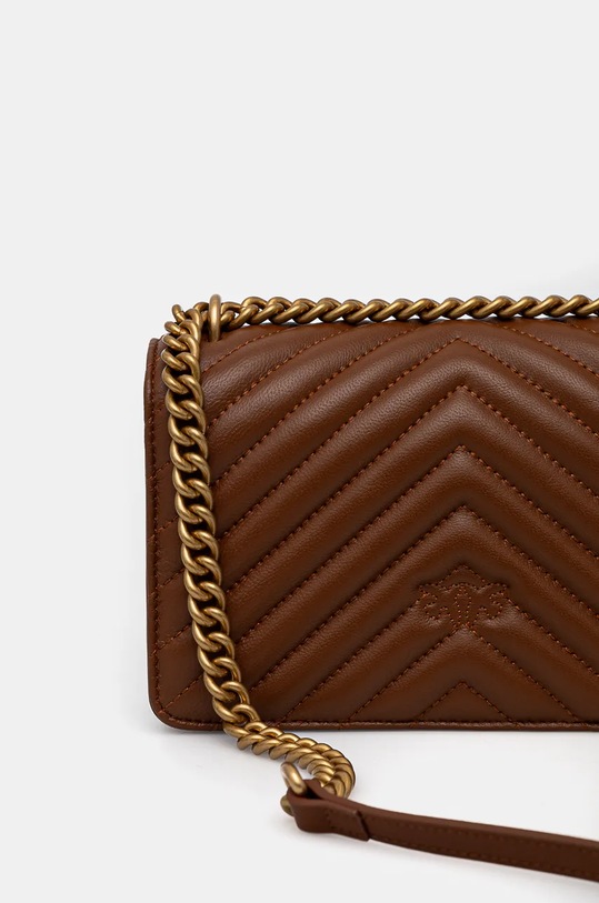 Accesorii Pinko poșetă de piele 100074.A0GK maro