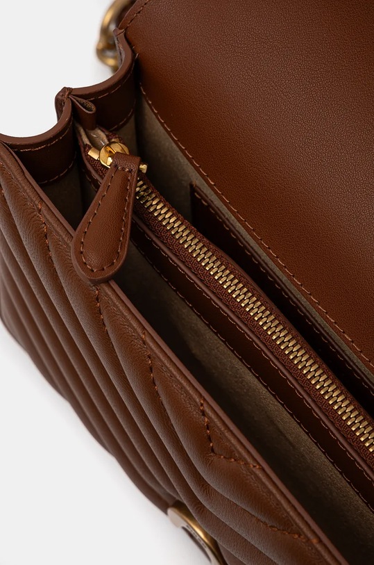 Pinko poșetă de piele 100074.A0GK maro