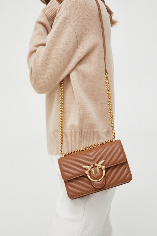 Kožená kabelka Pinko 100074.A0GK