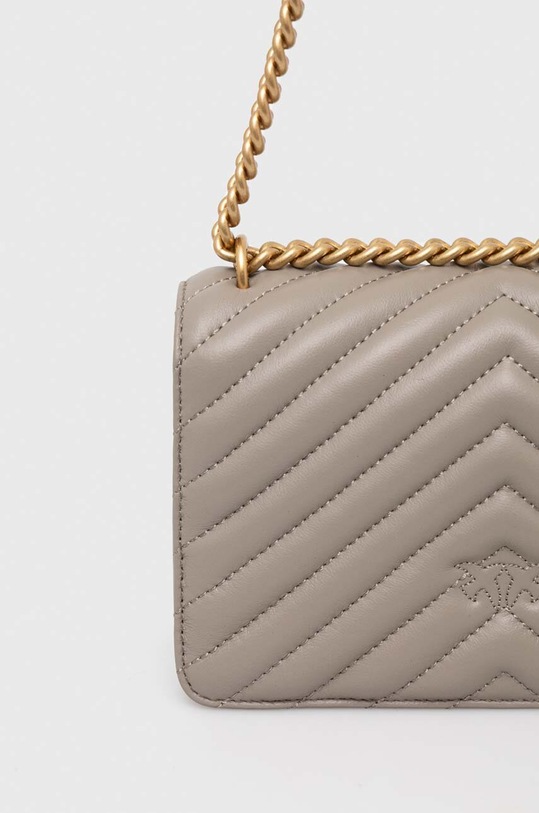 Akcesoria Pinko torebka skórzana 100074.A0GK szary