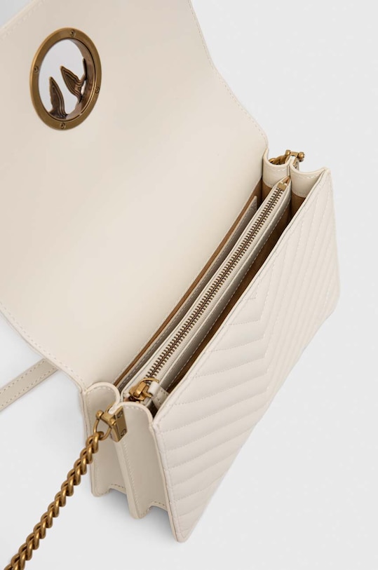 Кожена чанта Pinko 100063.A0GK бял