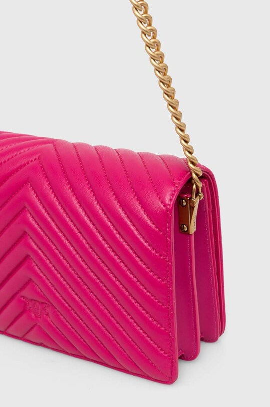Doplnky Kožená kabelka Pinko 100063.A0GK ružová