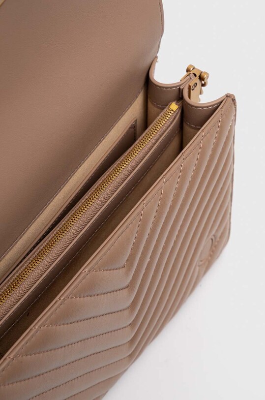 Pinko torebka skórzana 100063.A0GK brązowy