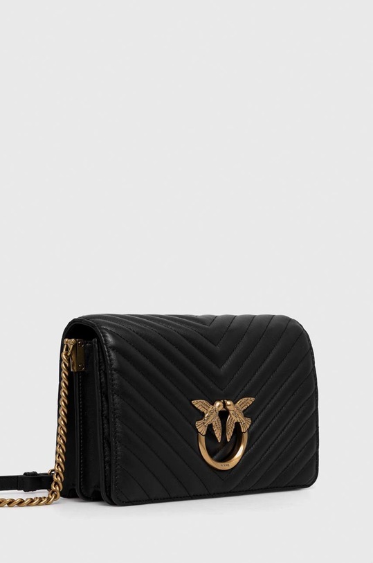 Kožená kabelka Pinko 100063.A0GK černá AA00