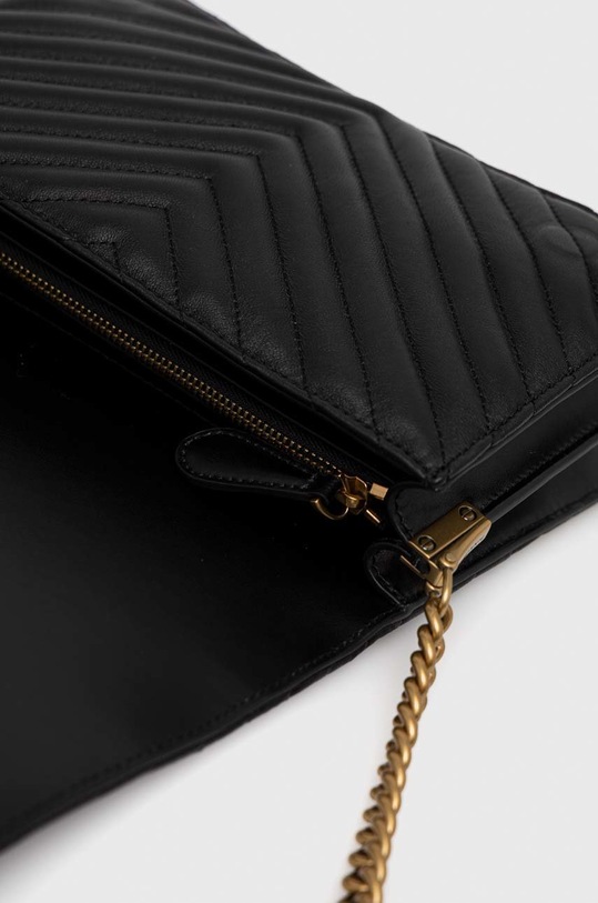 Kožená kabelka Pinko 100063.A0GK černá