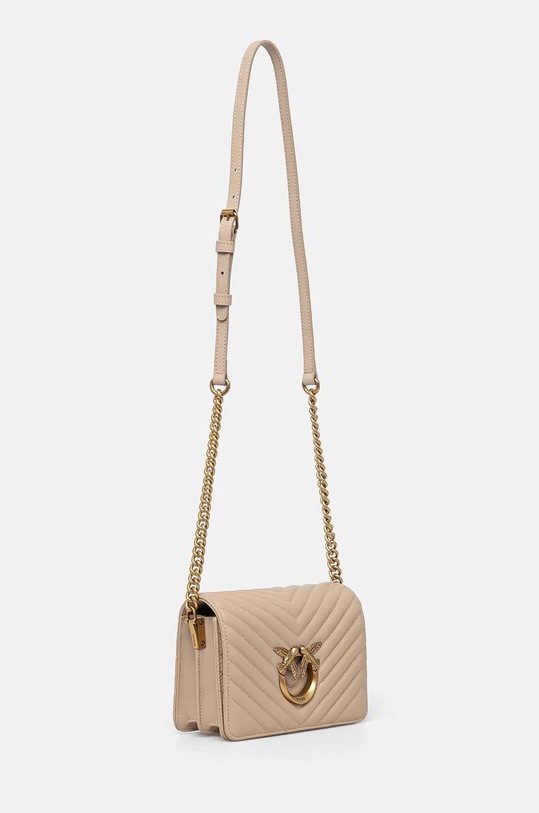 Pinko poseta de piele 100067.A0GK bej AW24