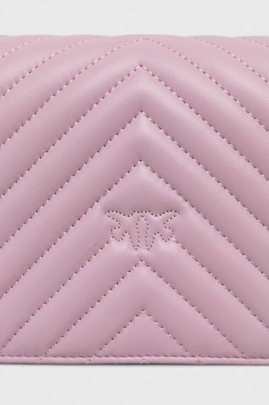 Akcesoria Pinko torebka skórzana 100067.A0GK różowy