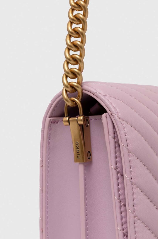 Pinko torebka skórzana różowy 100067.A0GK