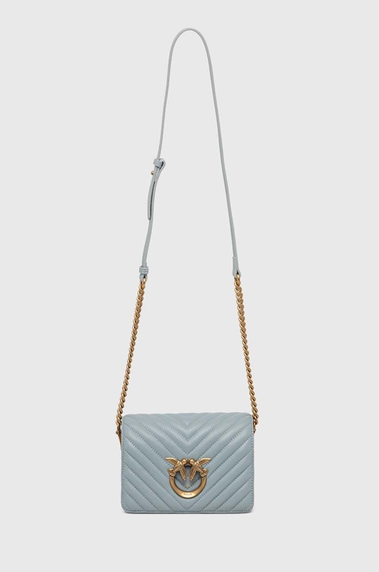 Pinko torebka skórzana 100067.A0GK niebieski AA00
