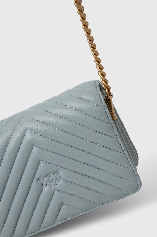 Akcesoria Pinko torebka skórzana 100067.A0GK niebieski