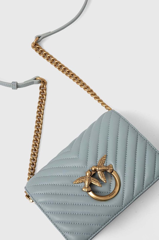 Pinko torebka skórzana 100067.A0GK niebieski