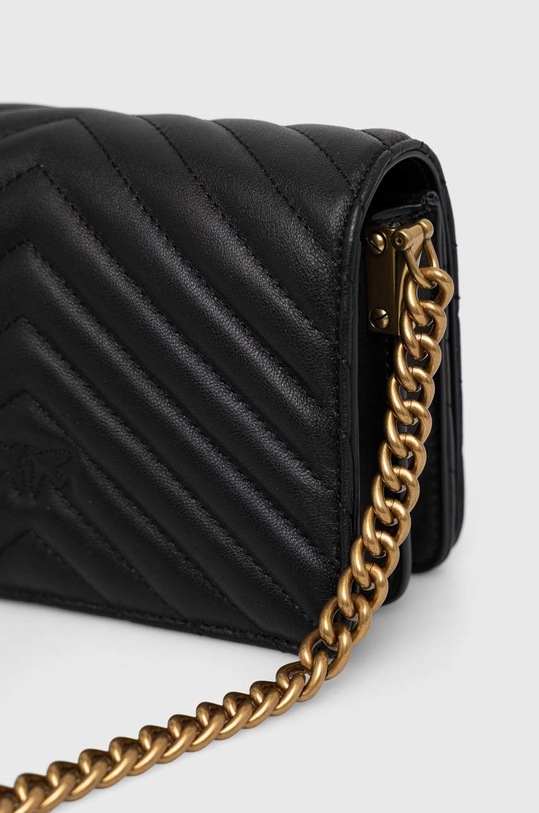 Doplňky Kožená kabelka Pinko 100067.A0GK černá