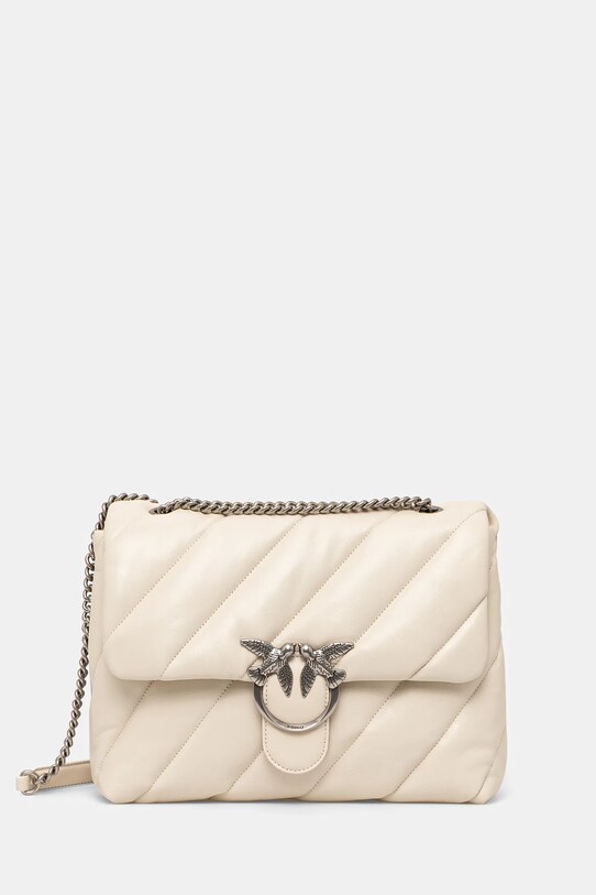 Pinko poseta de piele uni bej 100037.A0F2