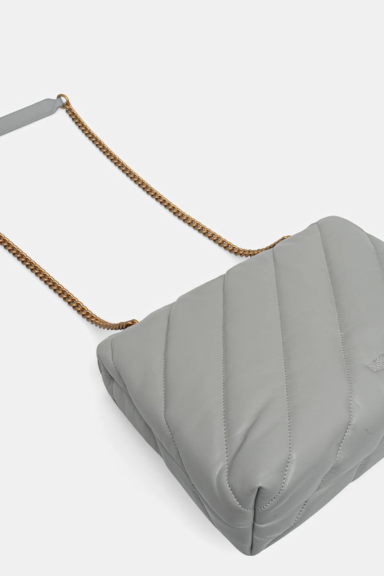 Akcesoria Pinko torebka skórzana 100037.A0F2 szary