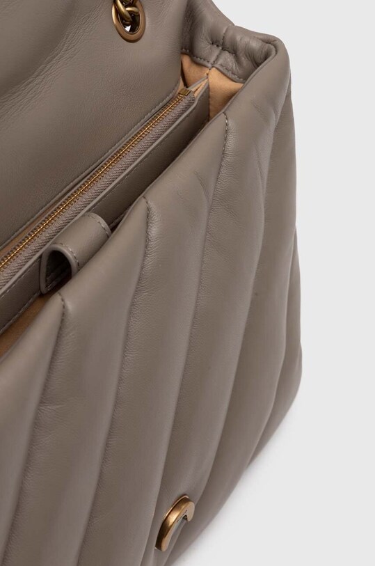 Pinko poseta de piele 100037.A0F2 gri