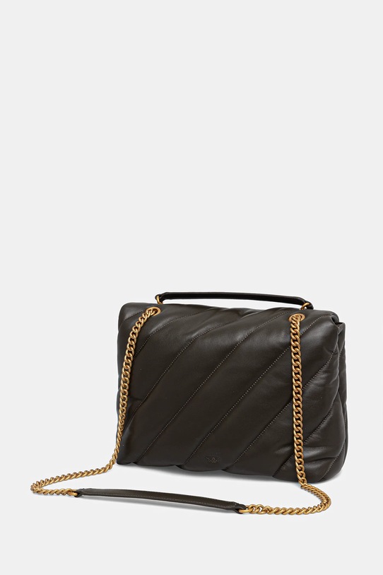 Αξεσουάρ Δερμάτινη τσάντα Pinko 100037.A0F2 καφέ