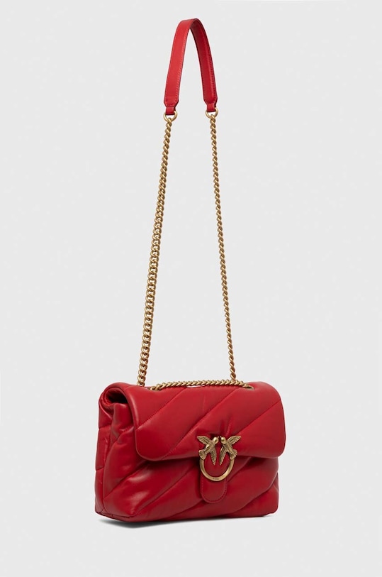 Pinko torebka skórzana 100038.A0F2 czerwony AA00