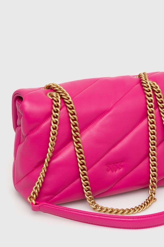 Akcesoria Pinko torebka skórzana 100038.A0F2 różowy