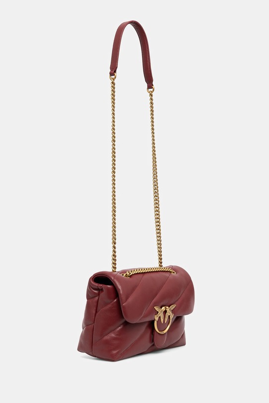 Kožená kabelka Pinko 100038.A0F2 burgundské AA00
