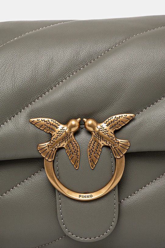 Δερμάτινη τσάντα Pinko 100038.A0F2 πράσινο AA00