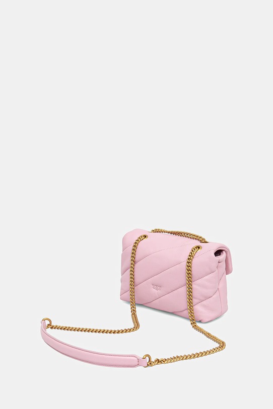 Akcesoria Pinko torebka skórzana 100039.A0F2 różowy