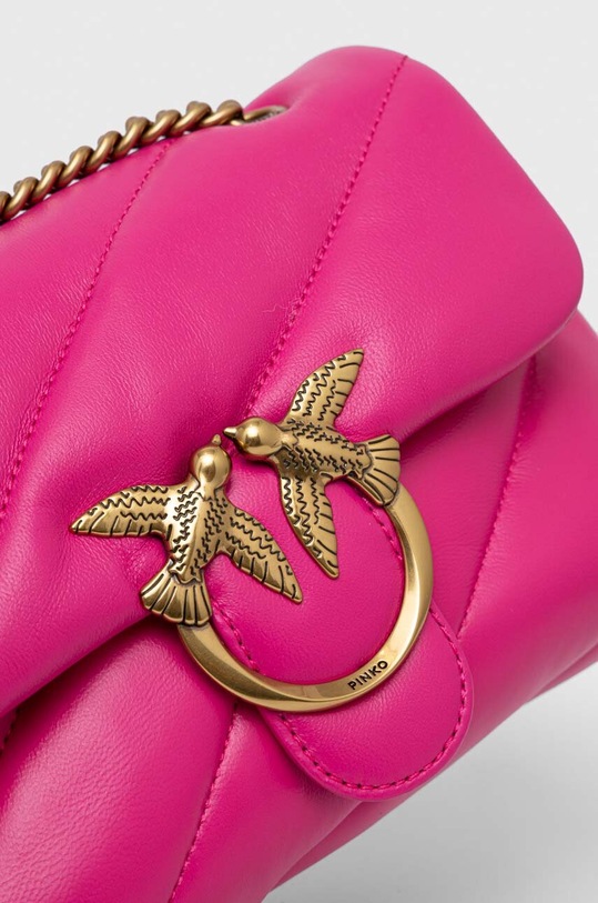 Doplňky Kožená kabelka Pinko 100039.A0F2 růžová
