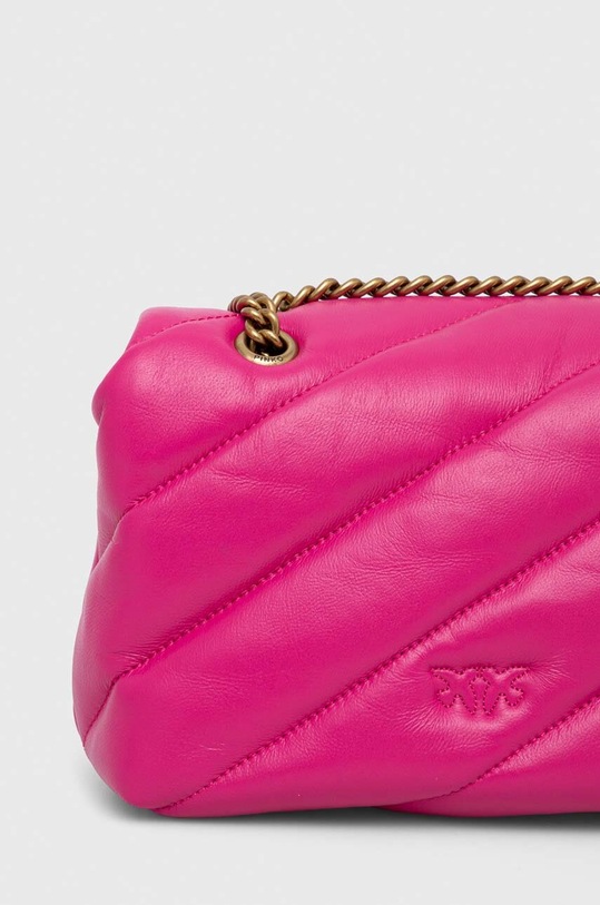Kožená kabelka Pinko růžová 100039.A0F2