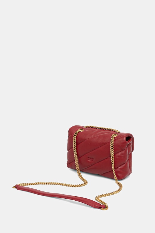 Akcesoria Pinko torebka skórzana 100039.A0F2 czerwony