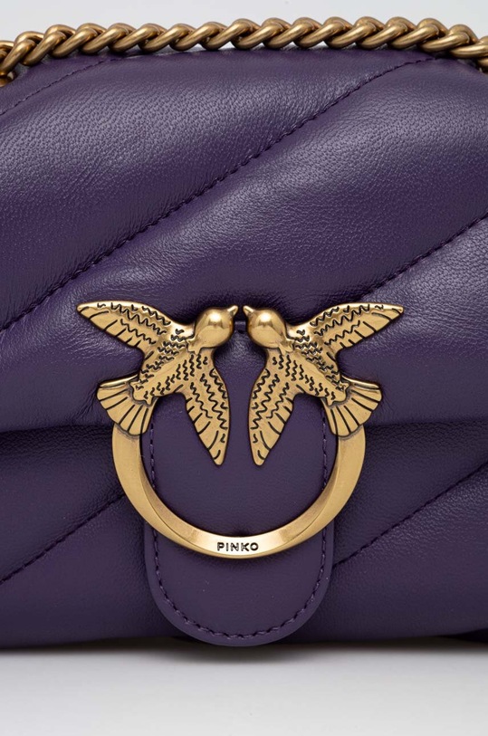 Accessori Pinko borsa a mano in pelle 100039.A0F2 violetto
