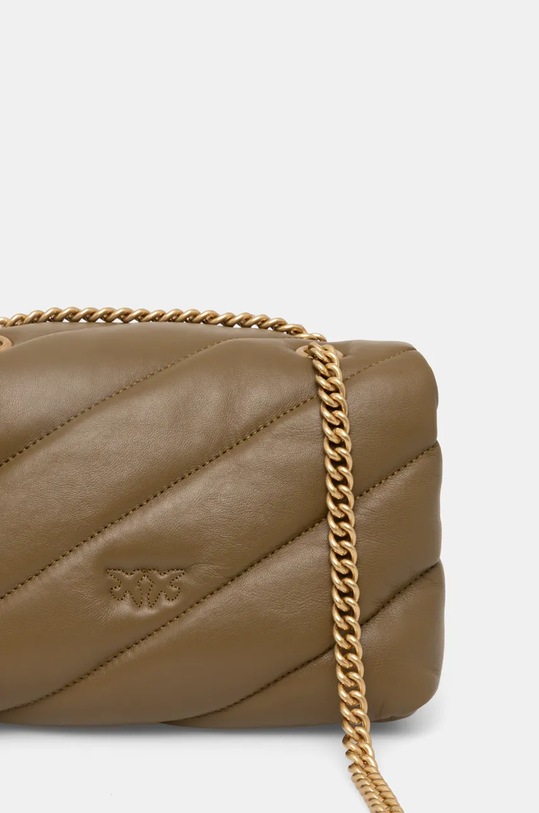 Doplňky Kožená kabelka Pinko 100039.A0F2 zelená