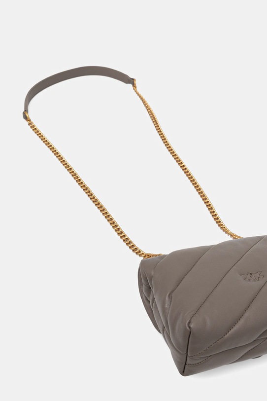 Аксесуари Шкіряна сумочка Pinko 100039.A0F2 сірий