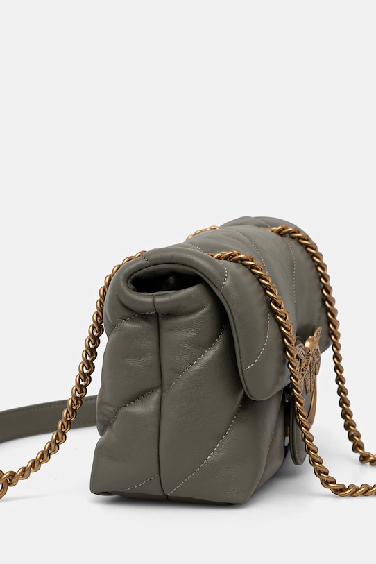 Pinko torebka skórzana 100039.A0F2 zielony AA00