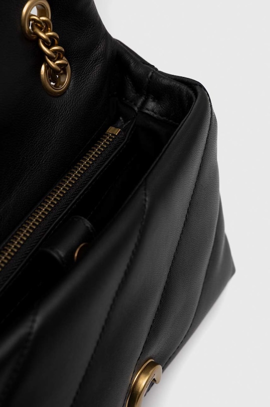 Pinko poșetă de piele 100039.A0F2 negru