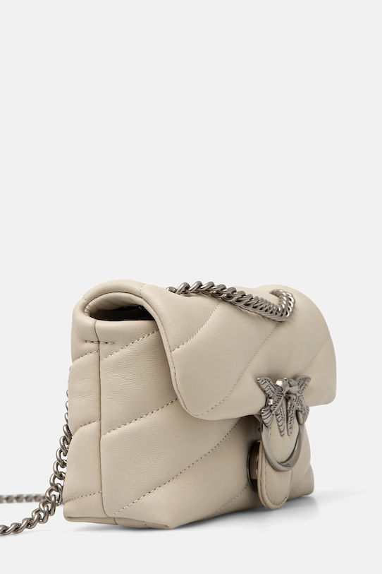 Kožená kabelka Pinko 100040.A0F2 béžová AA00