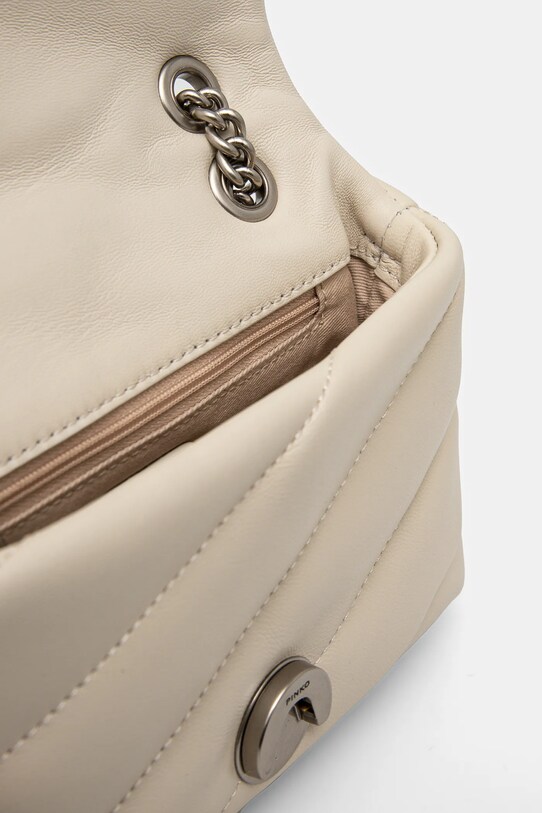 Pinko poseta de piele bej 100040.A0F2