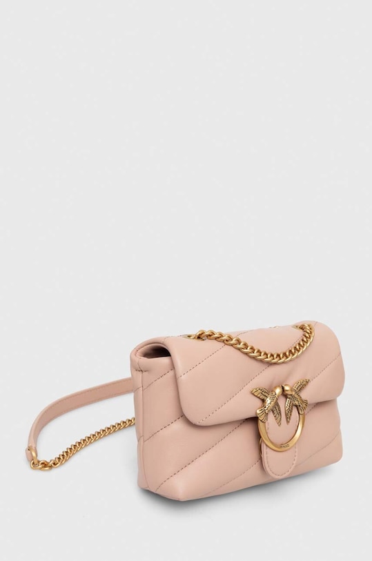 Doplňky Kožená kabelka Pinko 100040.A0F2 růžová