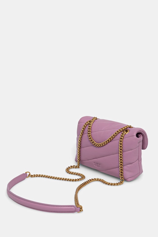 Akcesoria Pinko torebka skórzana 100040.A0F2 fioletowy