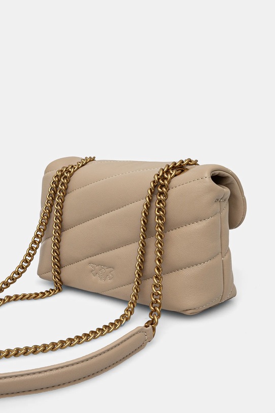 Аксесуари Шкіряна сумочка Pinko 100040.A0F2 бежевий