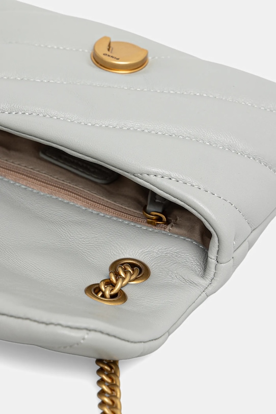 Pinko torebka skórzana 100040.A0F2 szary