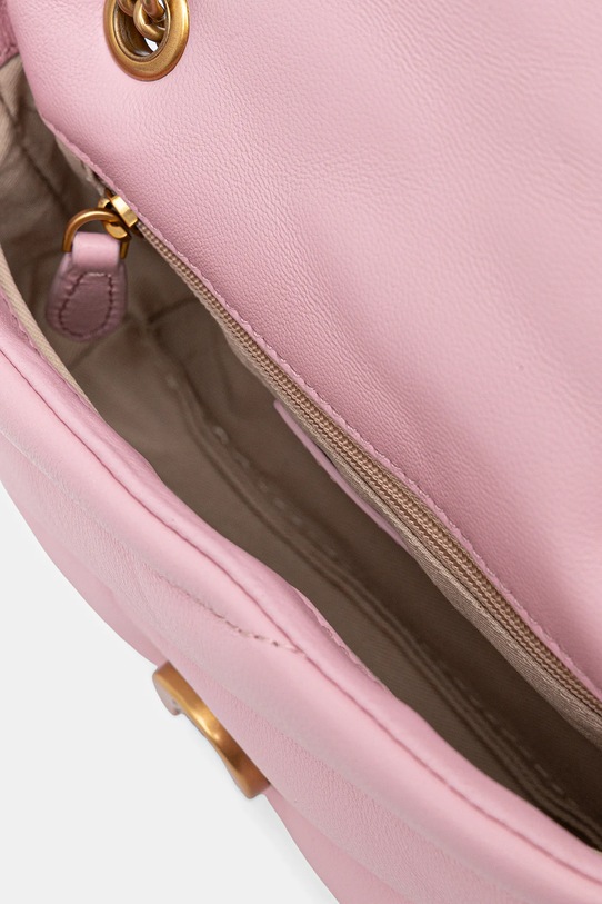 Pinko torebka skórzana 100040.A0F2 różowy