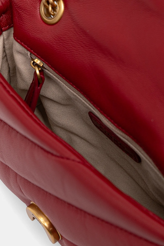 Pinko torebka skórzana 100040.A0F2 czerwony