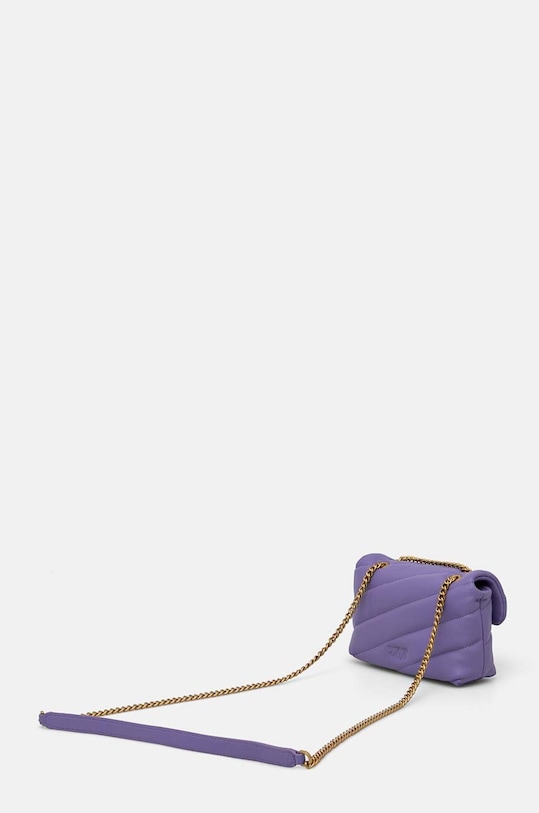 Akcesoria Pinko torebka skórzana 100040.A0F2 fioletowy