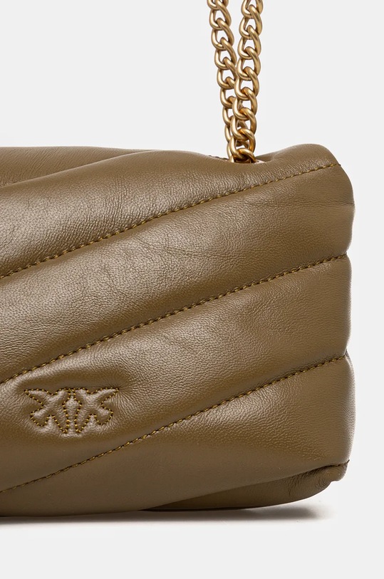 Accesorii Pinko poseta de piele 100040.A0F2 verde